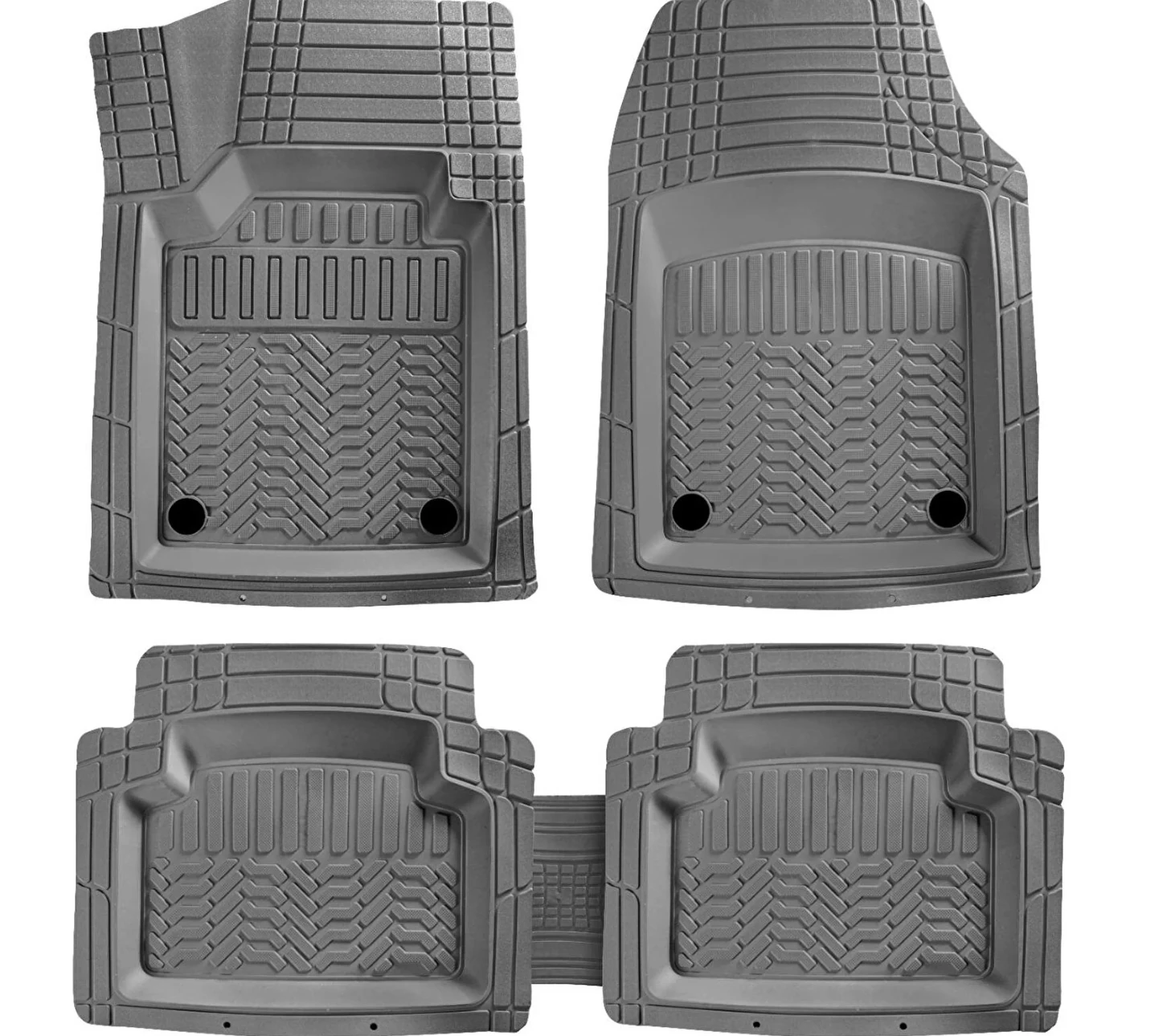 Maximum Serisi 4D Havuzlu Oto Paspas 5’li Takım Set - FÜME