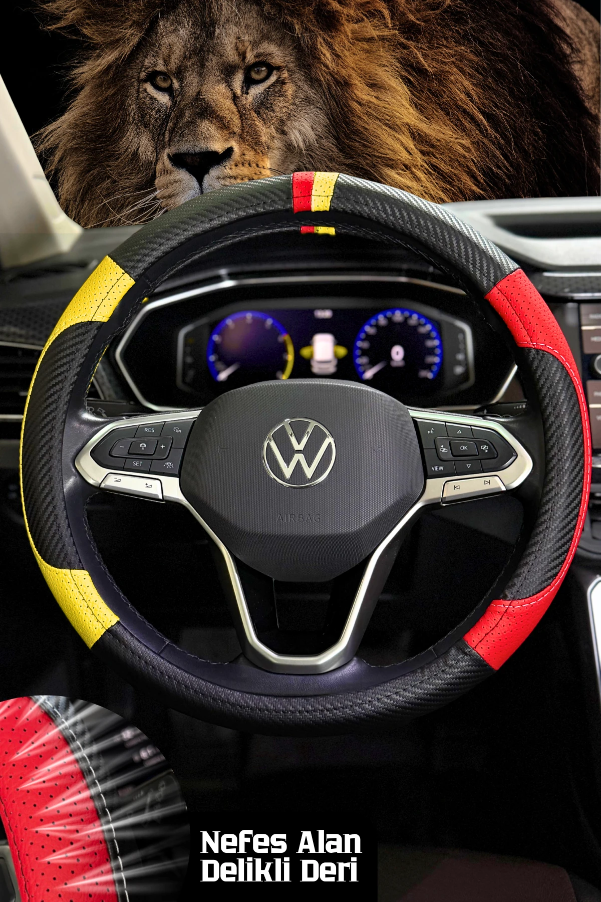 🎁 Hediyeli 🎁 Taraftar Geçmeli Direksiyon Kılıfı 