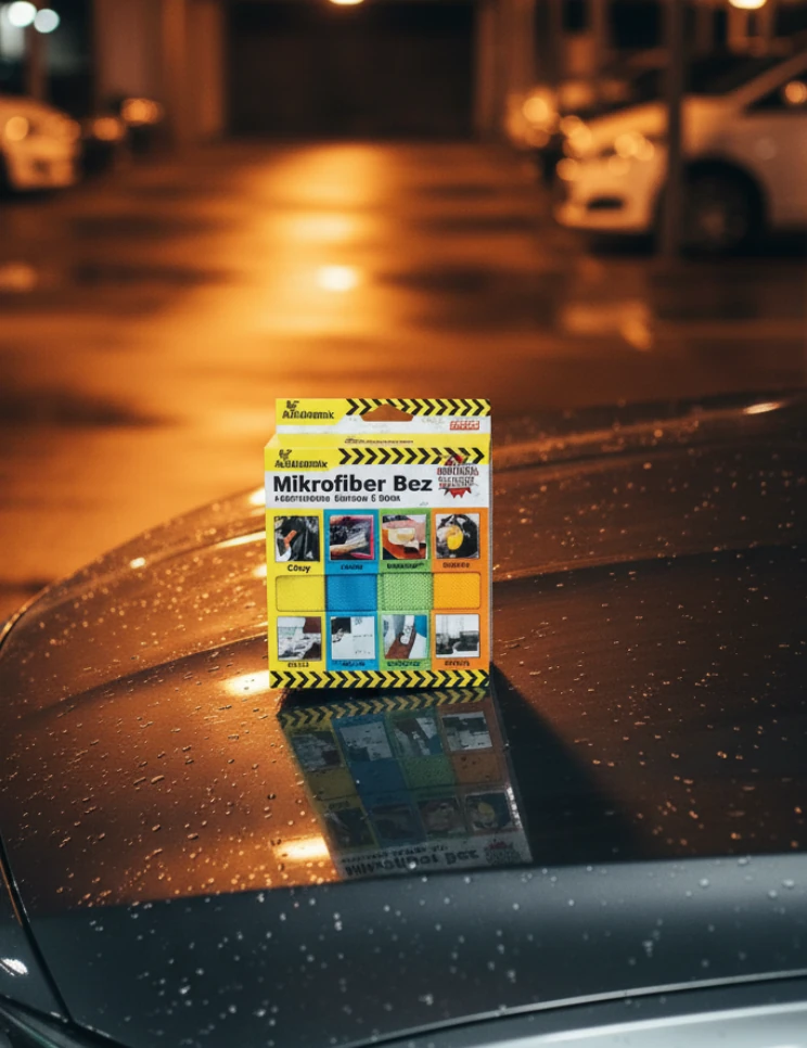 4'lü Mikrofiber Bez Araba Yıkama Bezi Kurulama Bezi
