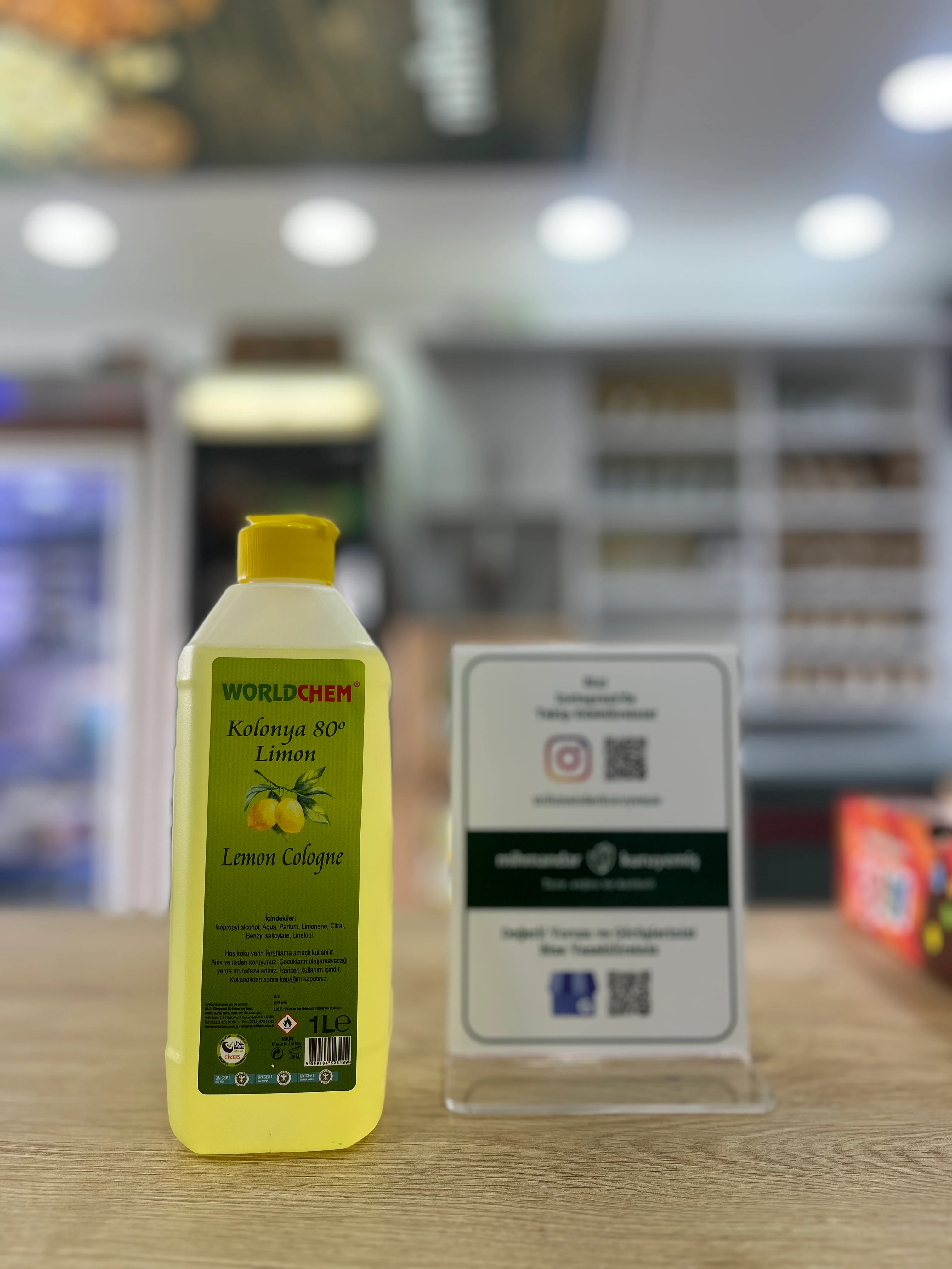 WORLDCHEM Limon Kolonyası 1 Lt