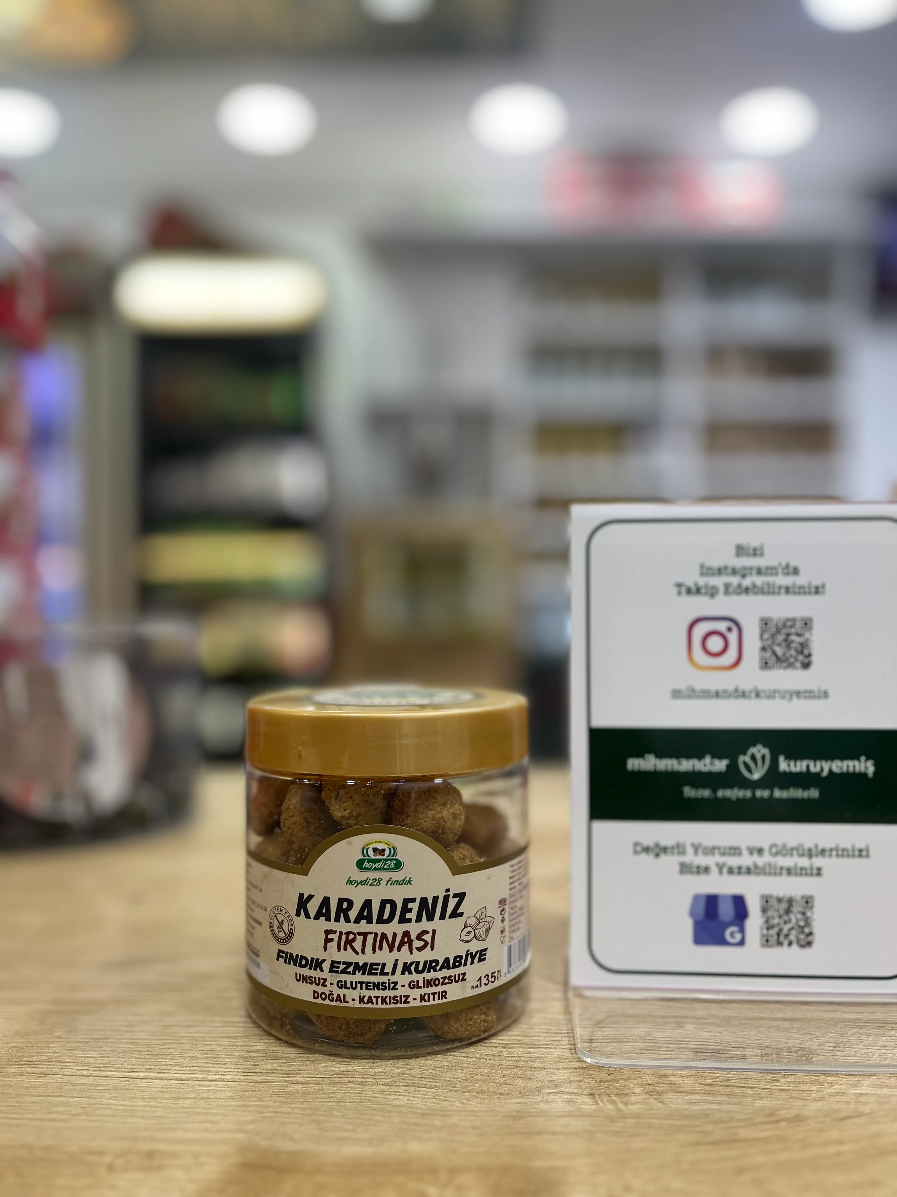 Giresun Fındık Ezmesi Kurabiyesi Kutulu 135 gr