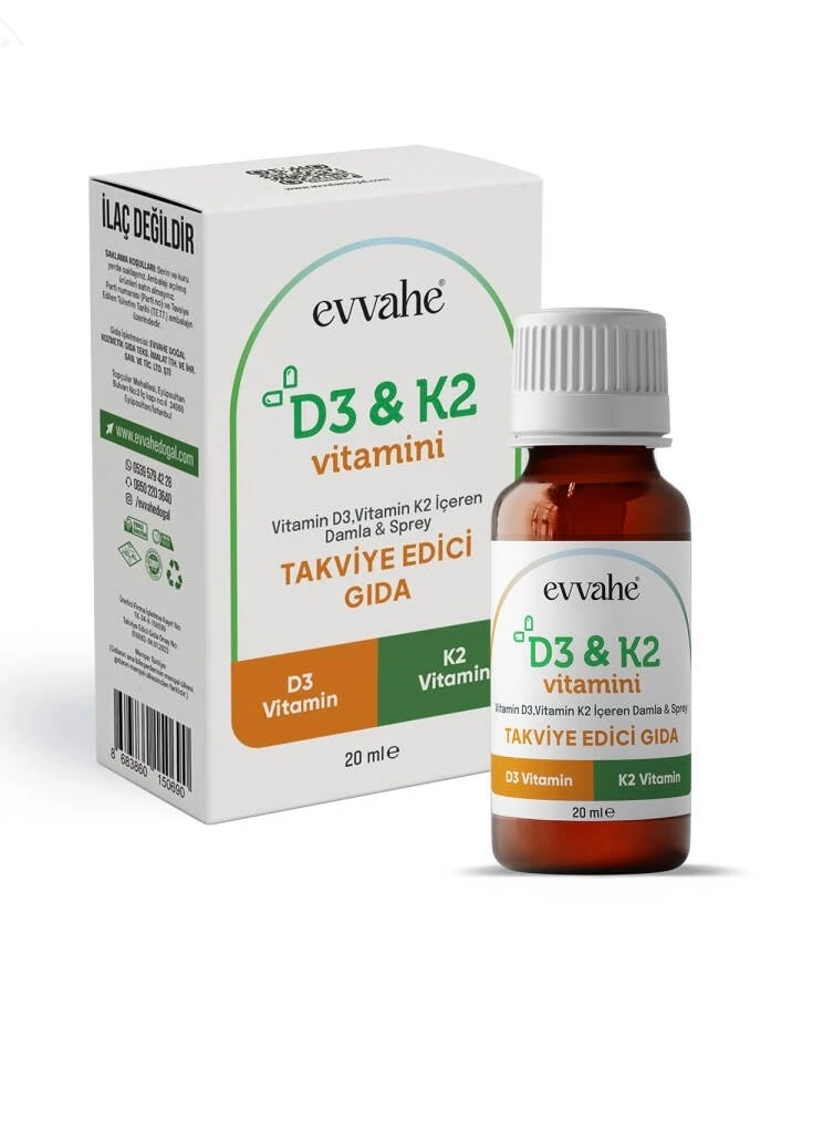 Evvahe D3K2 Vitamin 20 ml