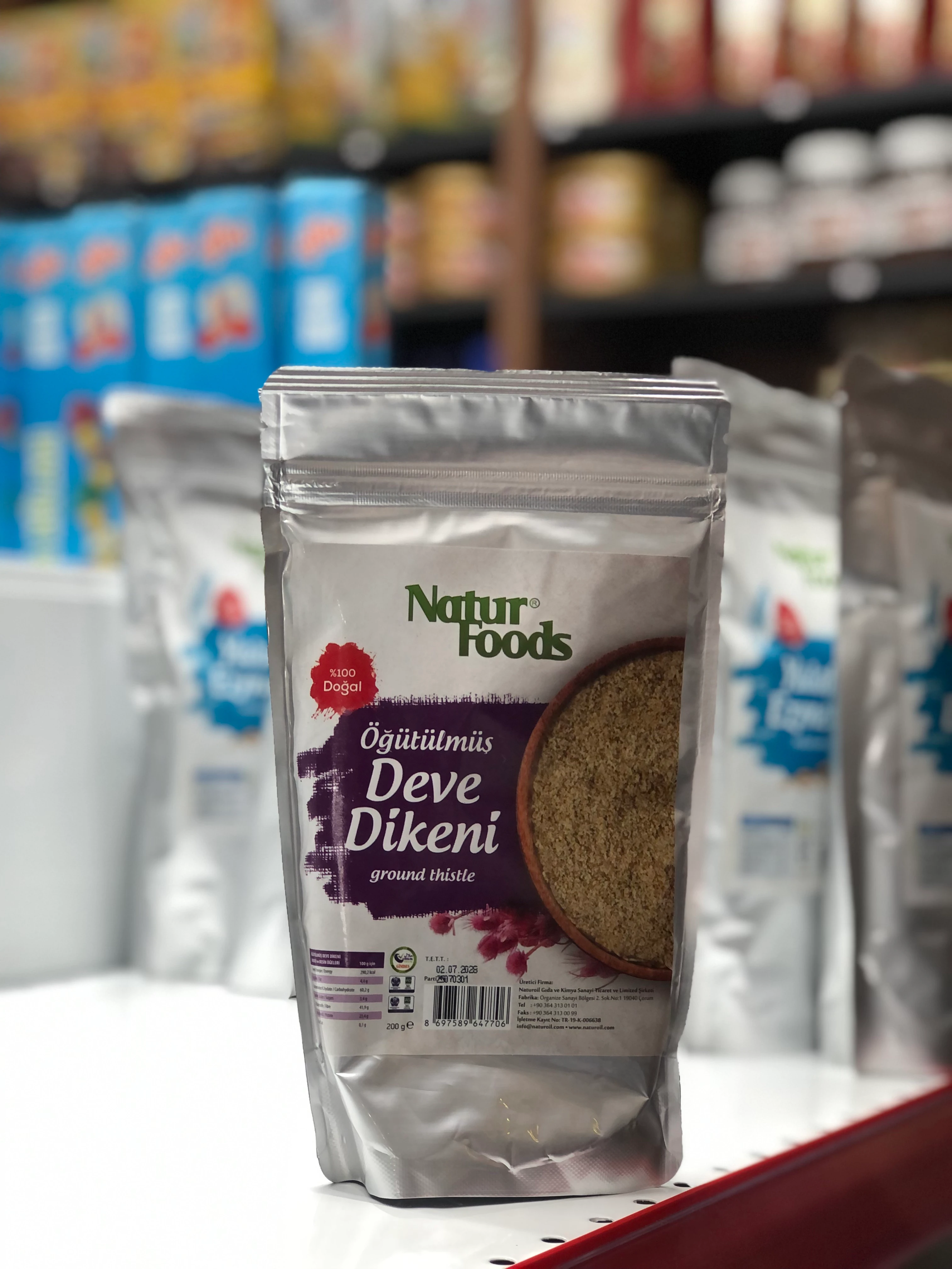 Natur Foods Öğütülmüş Deve Dikeni 