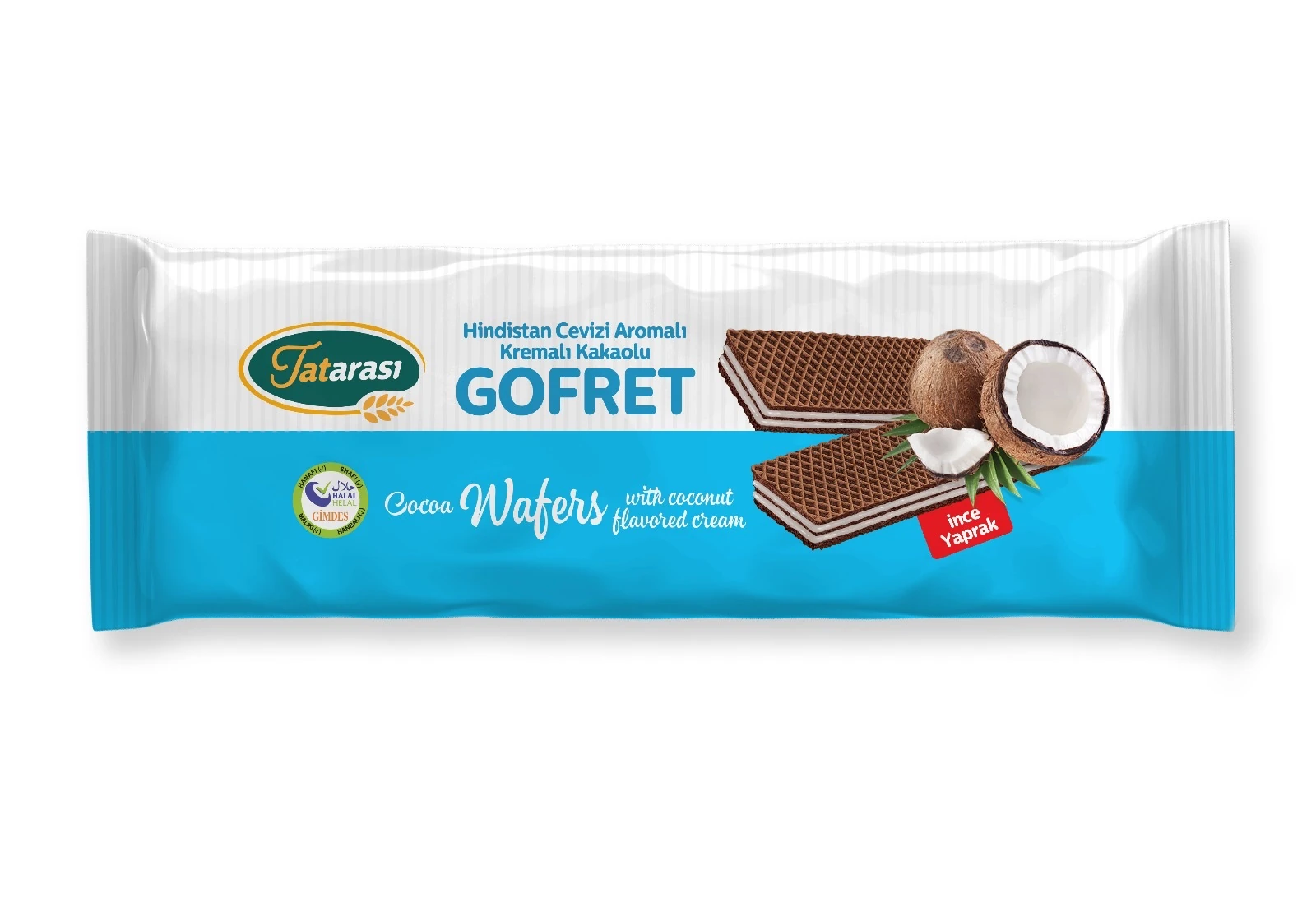 Tatarası Hindistan Cevizi Aromalı Gofret 