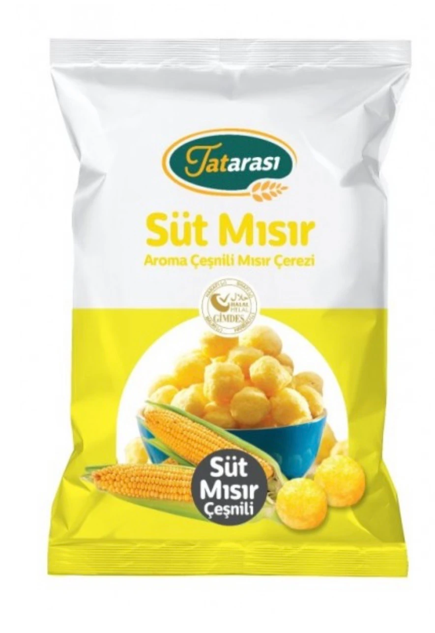 Tatarası Süt Mısır Aroması Çeşnili Mısır Çerezi