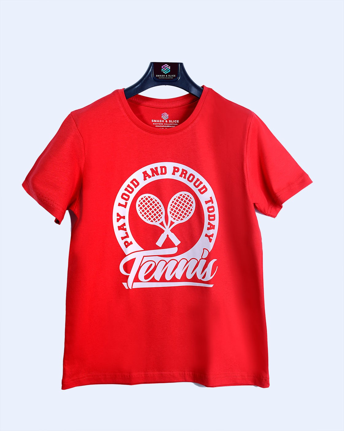 Smash & Slice Tenis Temali Baskılı Unisex Çocuk T-Shirt "loud And Proud"