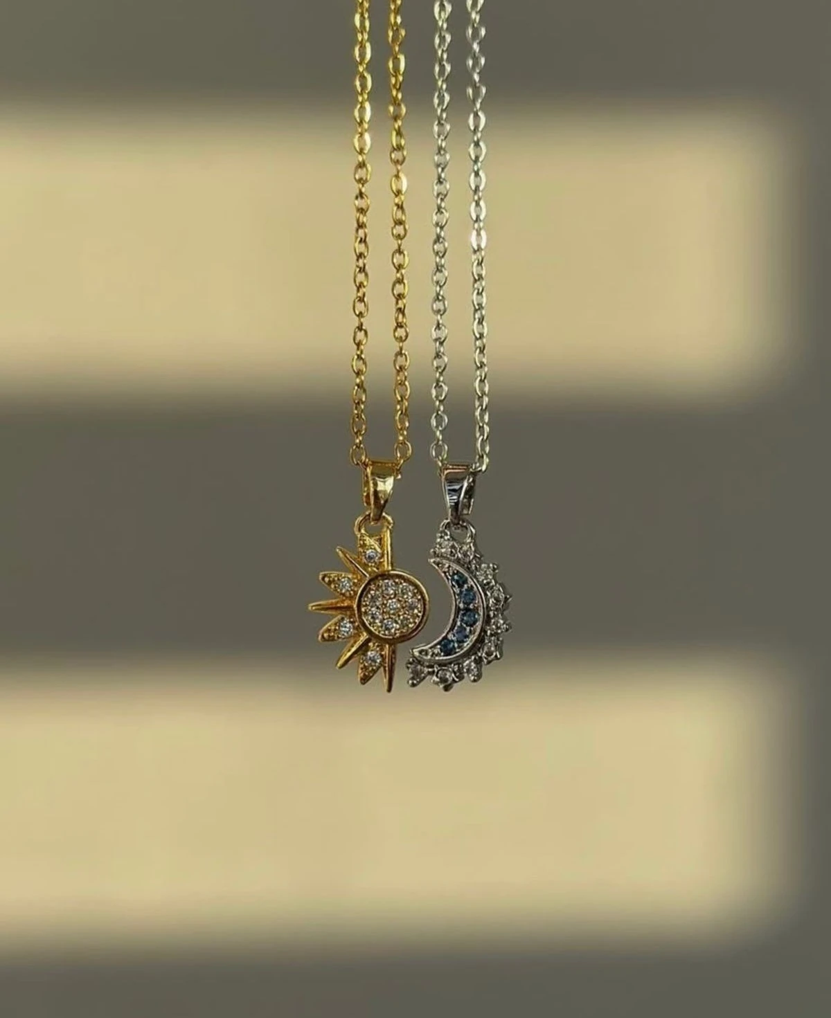 Pandora Ay ve Güneş Arkadaş Kolye Ve Yüzük Seti