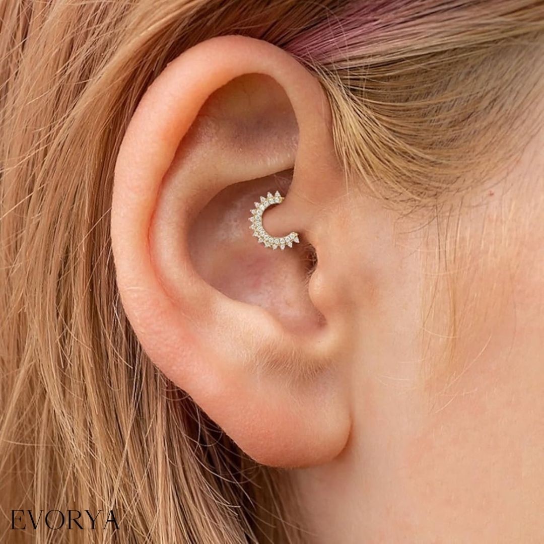 rook piercing bölgesi