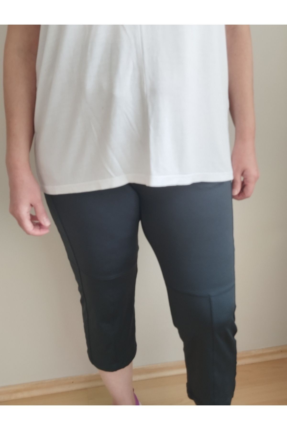 LACİVERT ESNEK RAHAT KALIP KAPRİ