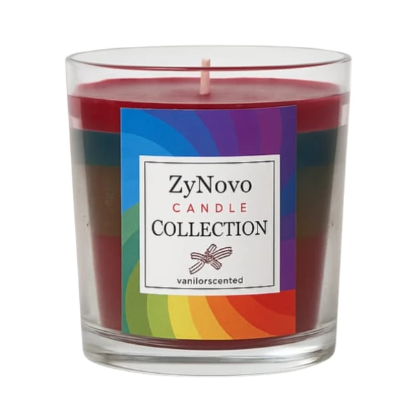 ZyNovo Collection – Vanilya Kokulu Motifli Soya Mumu