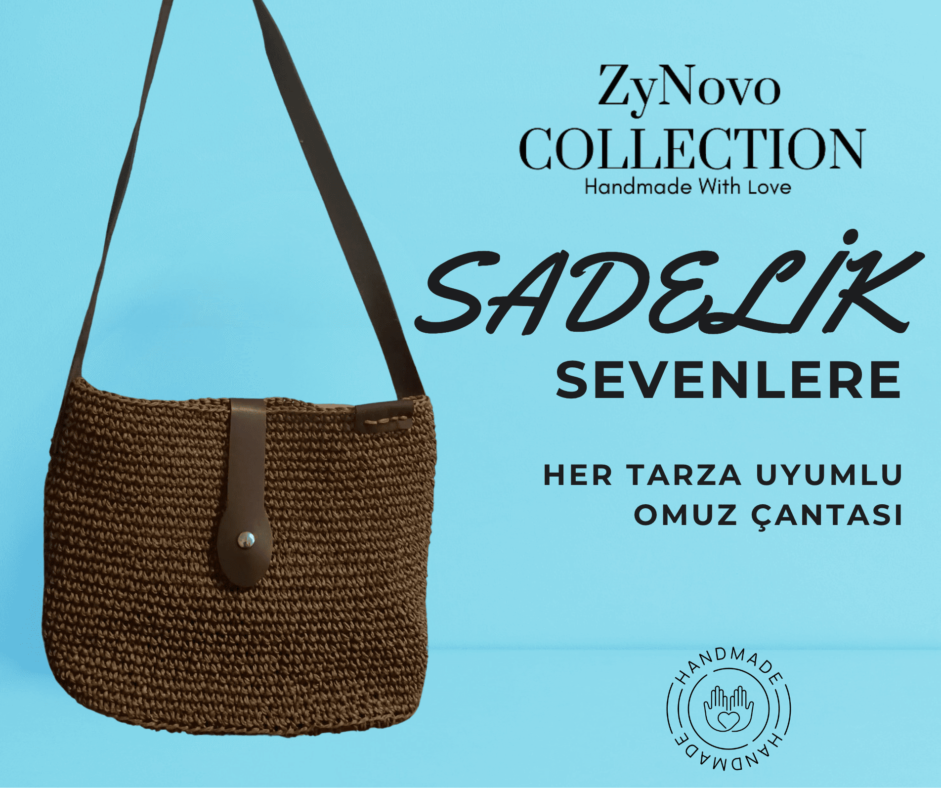 Zynovo Collection Sade Örme Çanta