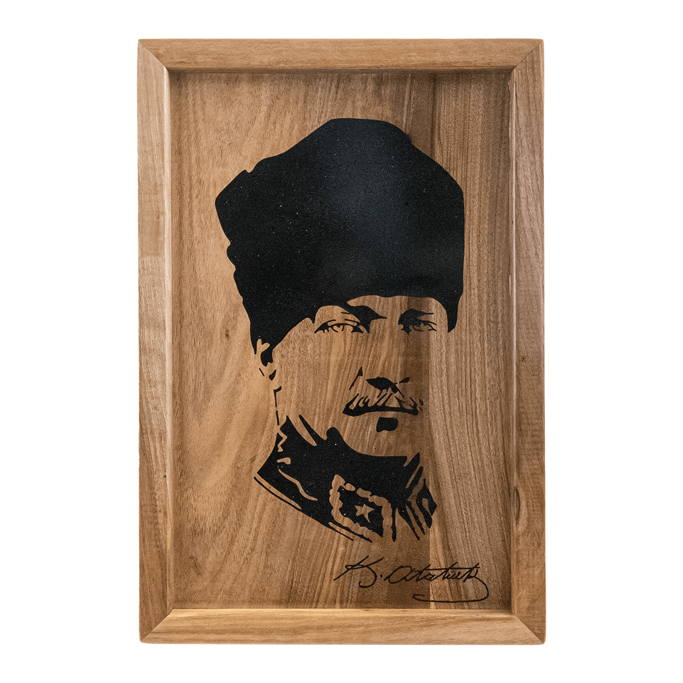 Oltu Taşı İşlemeli Mustafa Kemal Atatürk Tablo