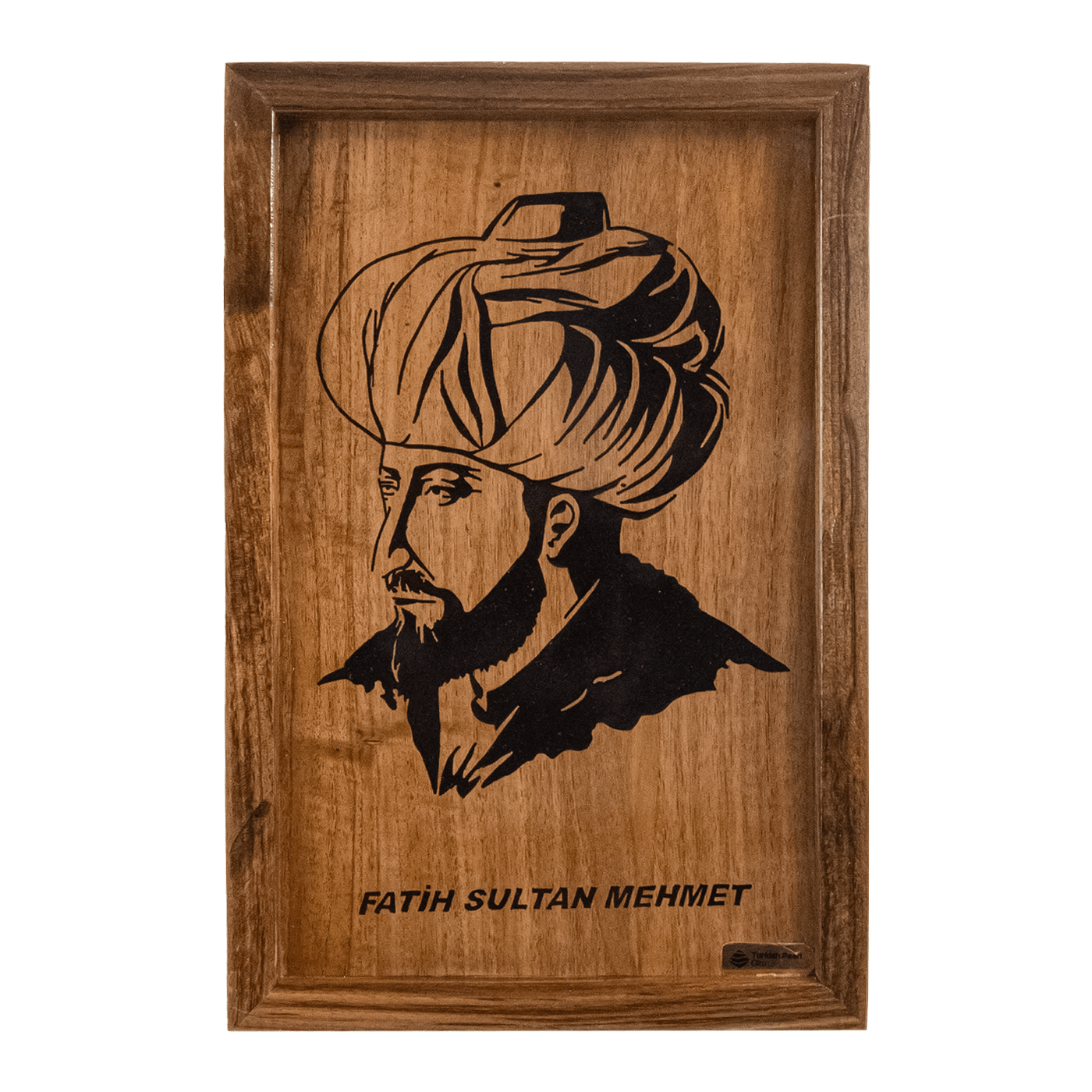 Oltu Taşı İşlemeli Fatih Sultan Mehmet Tablo