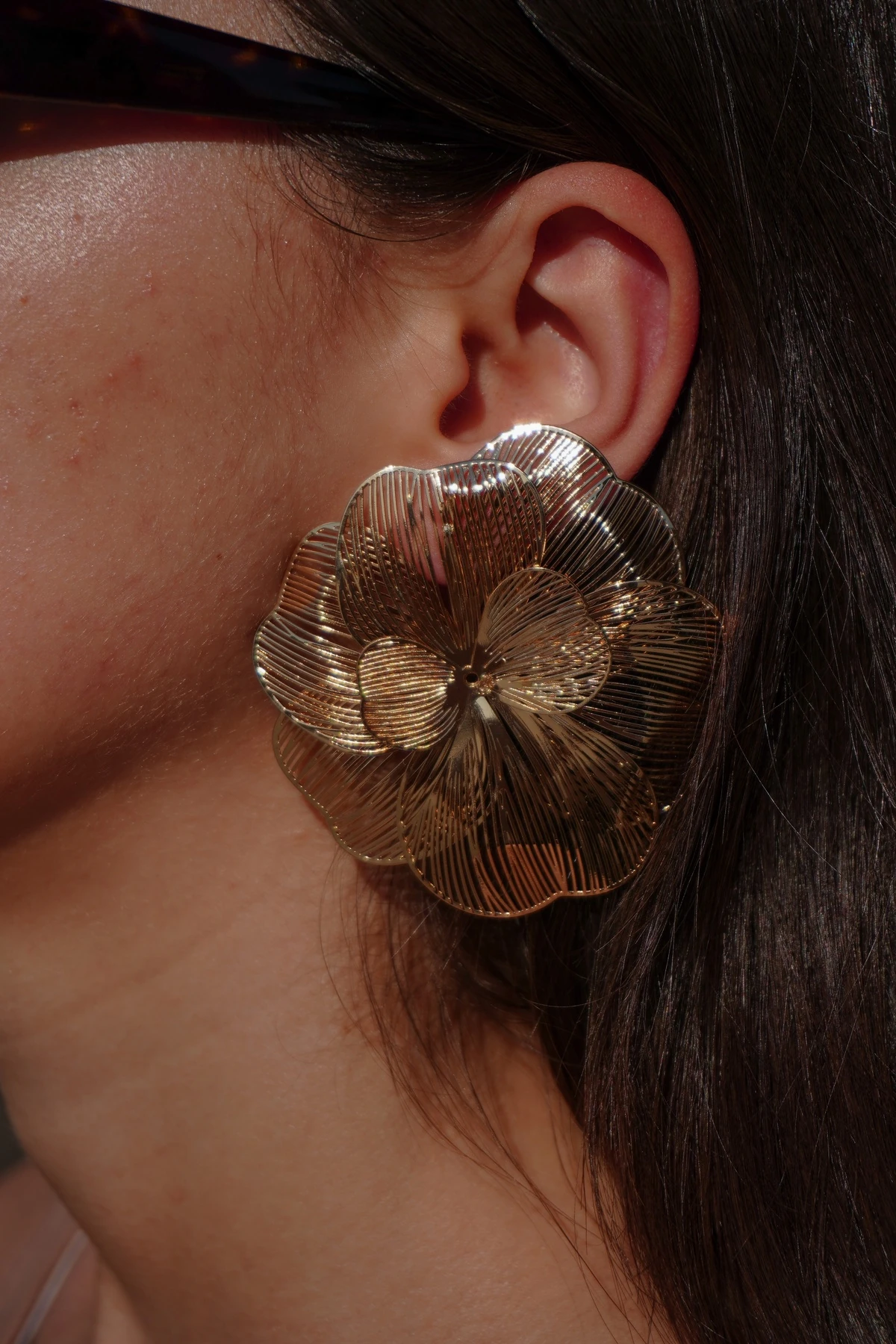 Büyük Çiçek Küpe