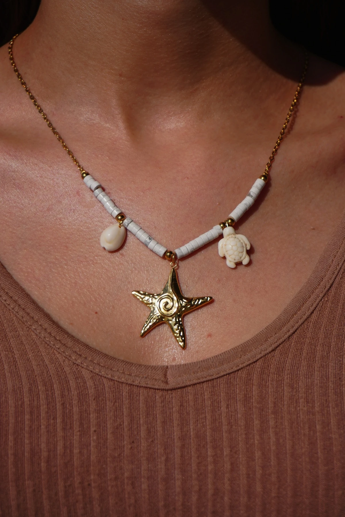 Deniz Temalı Charm Kolye