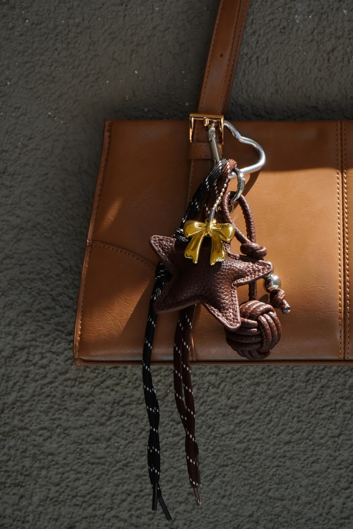 Çanta Charm Yıldızlı Çoklu Çanta Aksesuarı Anahtarlık