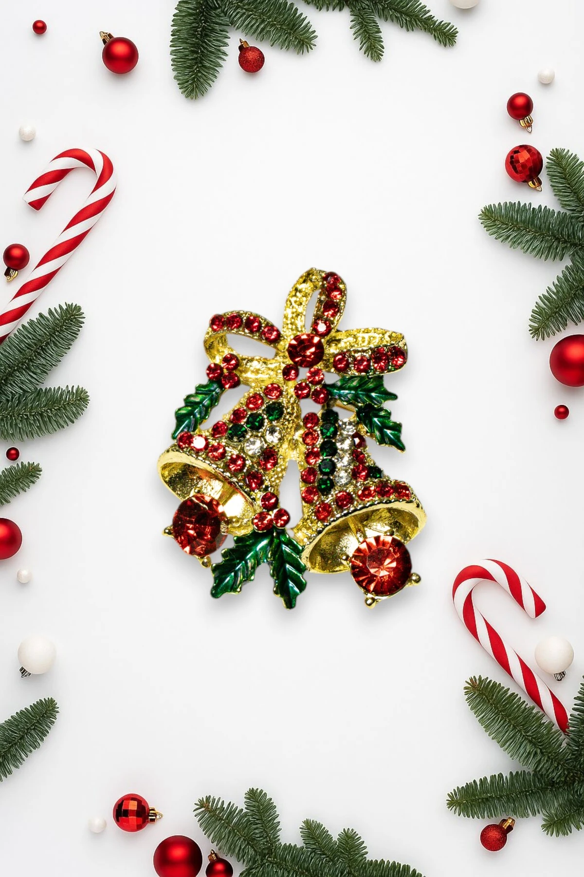 Yılbaşı Temalı Çelik Broş