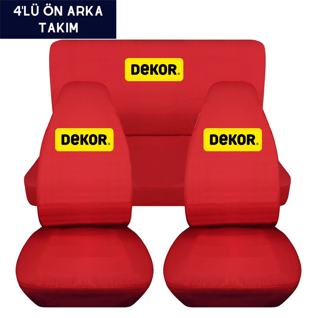 DEKOR Dijital Baskılı Araç İçi servis Kılıfı