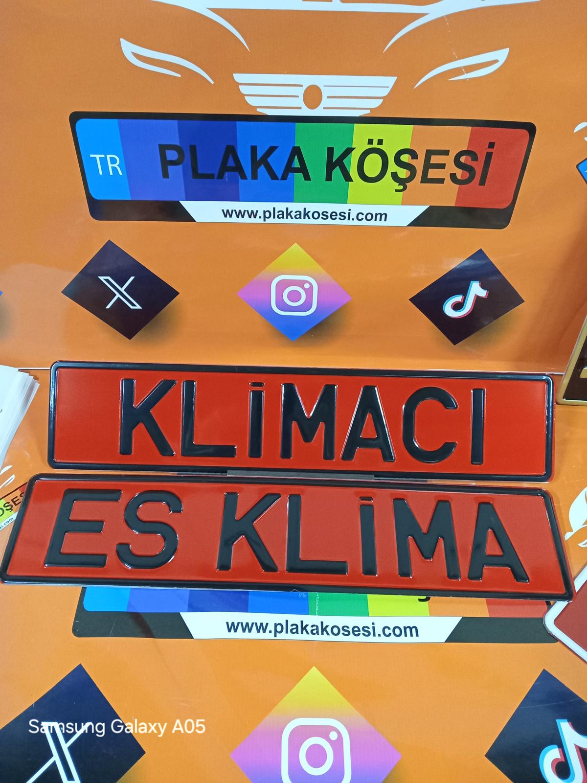 DEKOR PLAKA  - Kırmızı-siyah