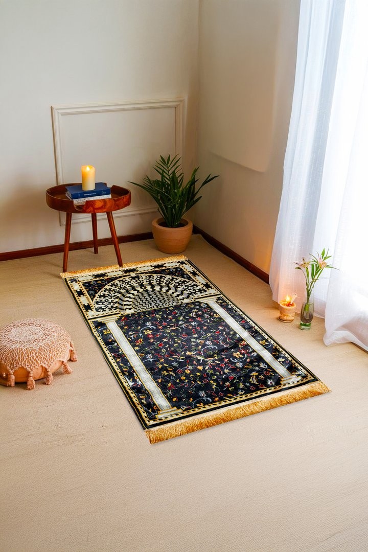 Modern Dijital Baskılı Kumaş Seccade KKS270