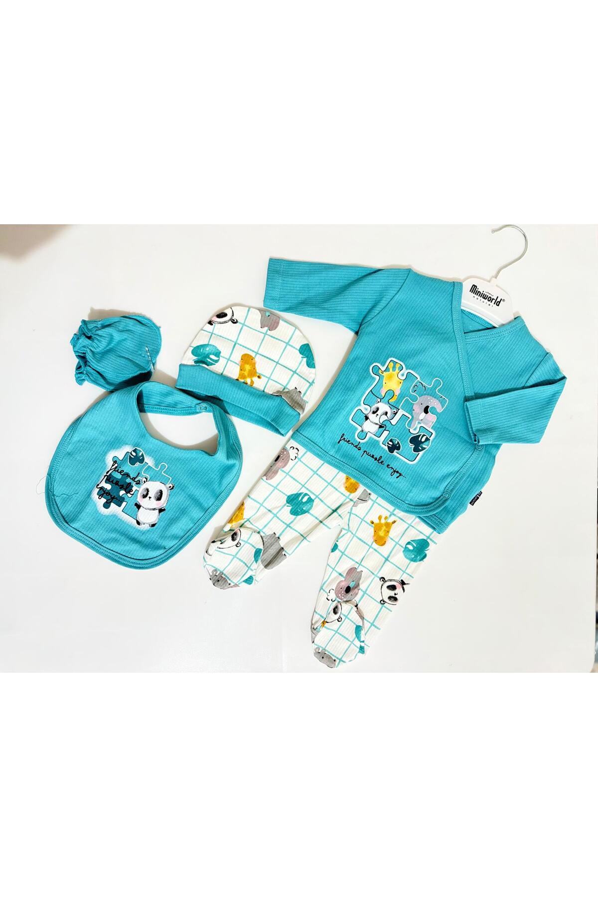 5'li Yenidoğan Hastane Çıkış Seti