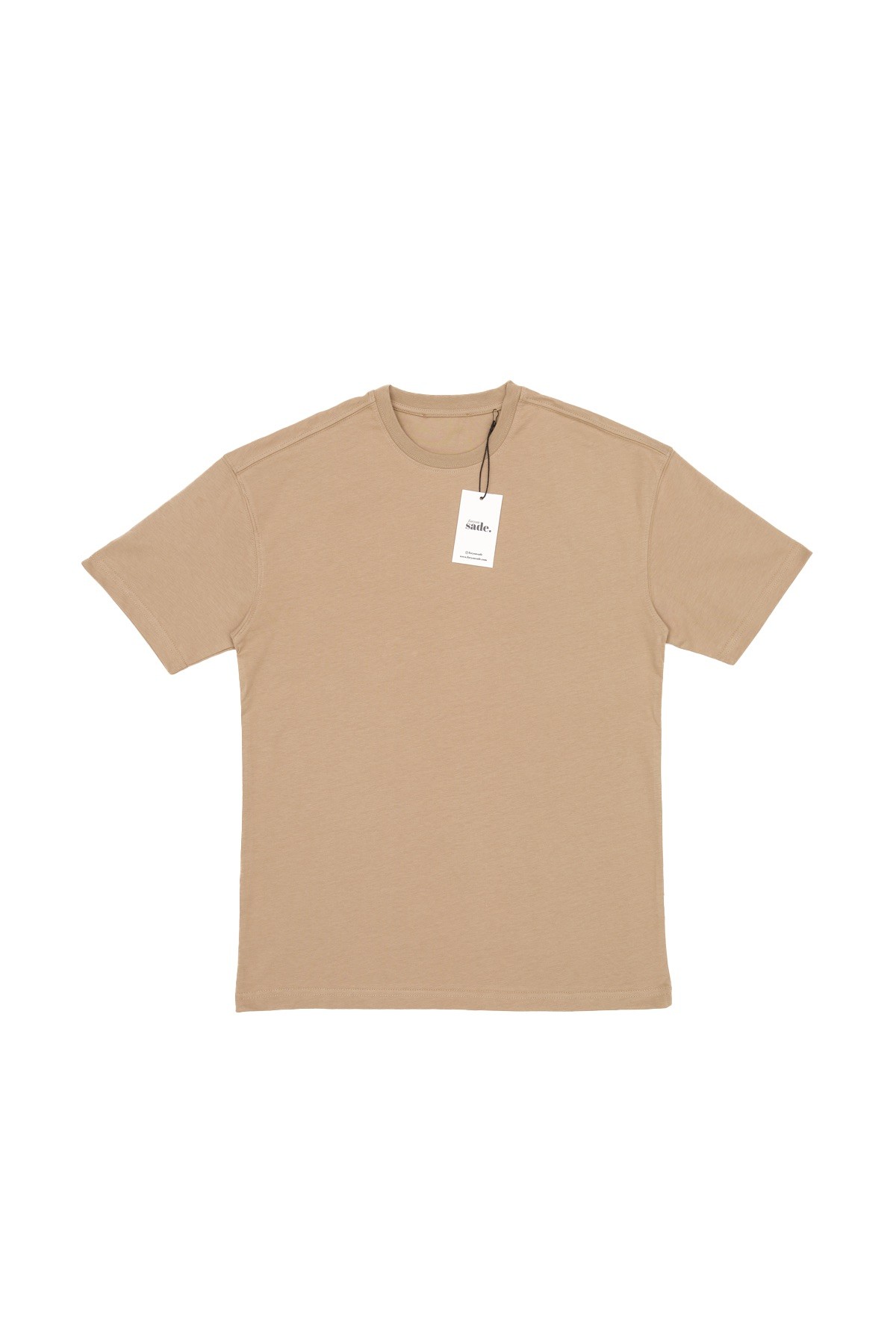 Oversize Basic T-Shirt - KAHVERENGİ