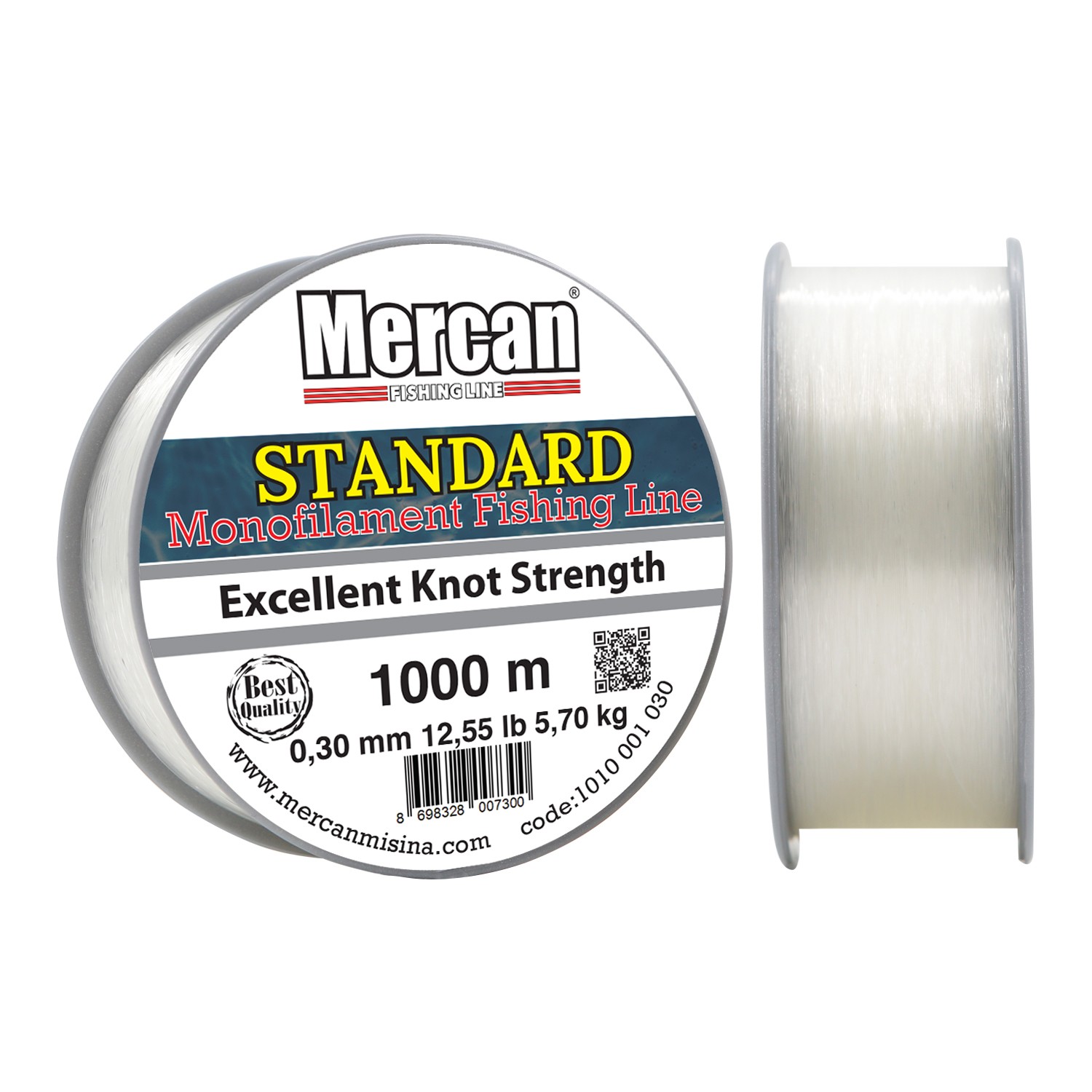 Mercan Standart 1000-800-600-500 m Bobin Misina - Beyaz