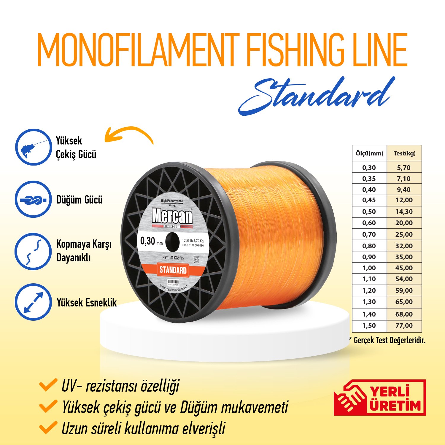 Standart Bobin Misina - Turuncu