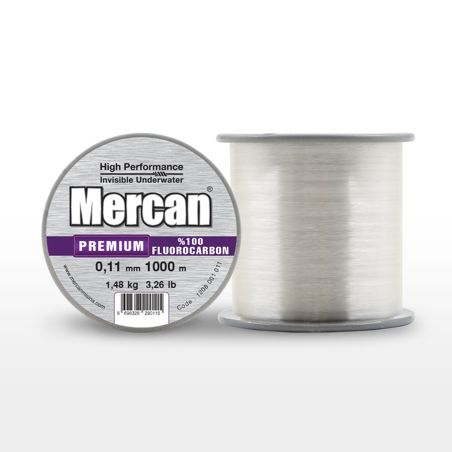 Mercan % 100 Fluorocarbon Premium 1000 m Makara Misina