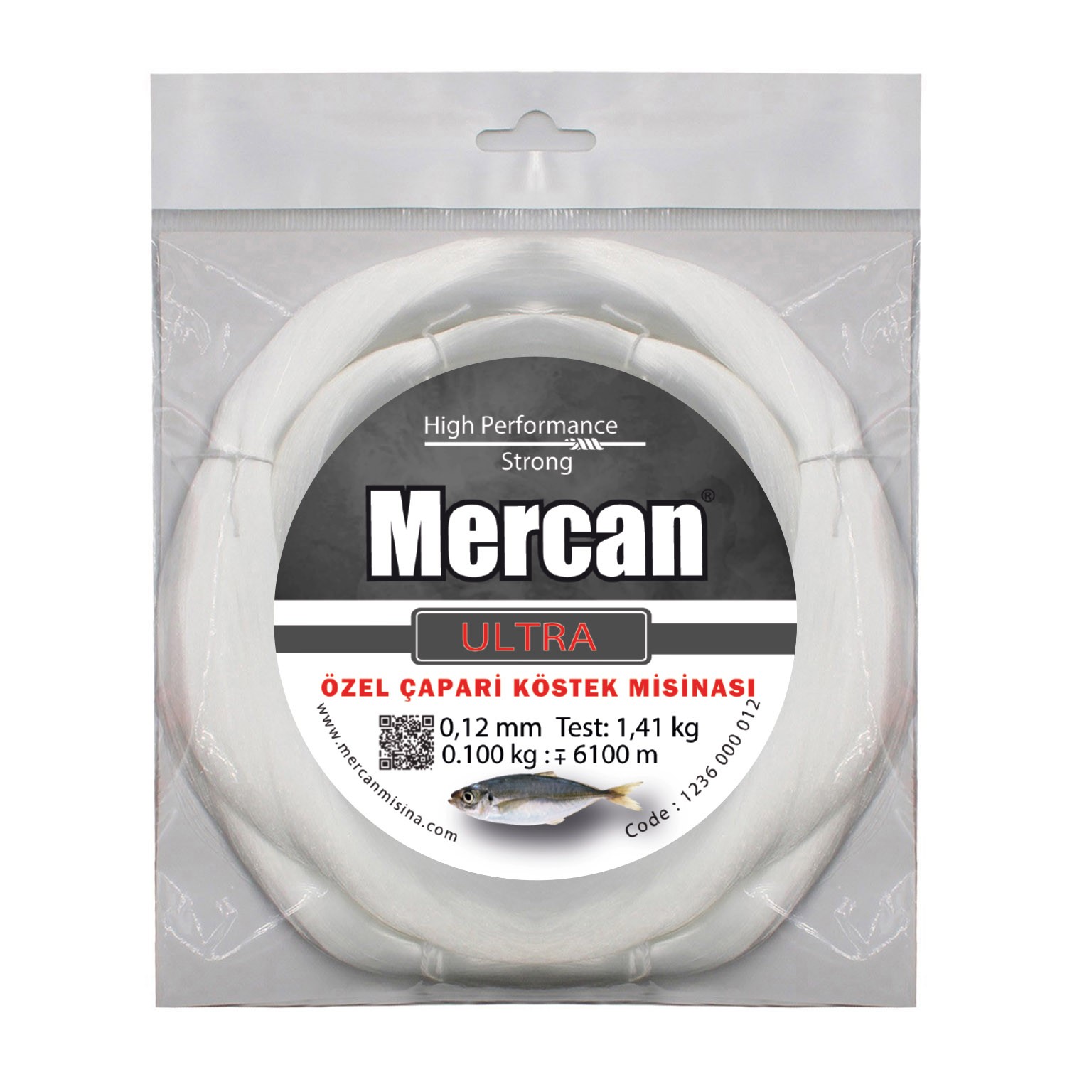 Mercan Ultra (Özel) Çapari Köstek Misinası 0,100 kg