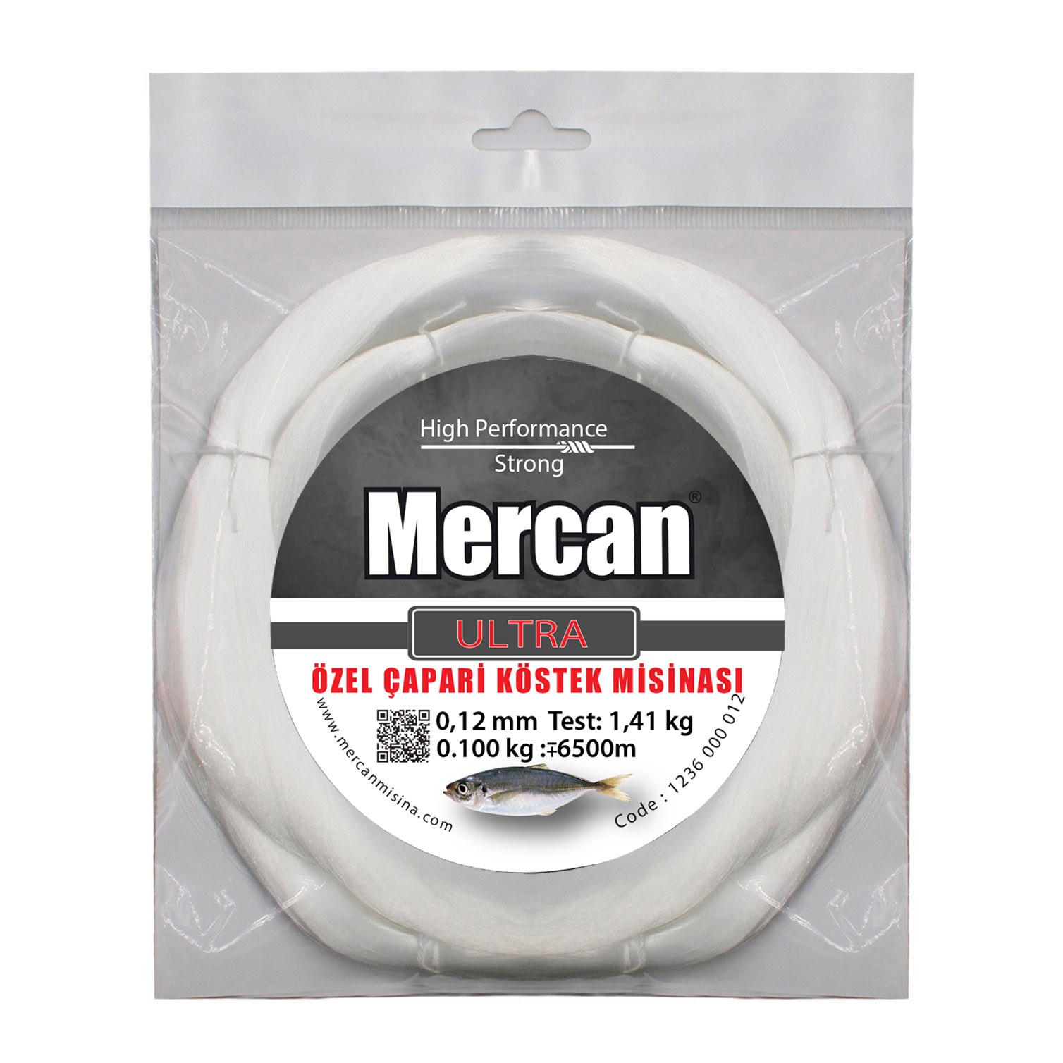 Mercan Ultra (Özel) Çapari Köstek Misinası 0,100 kg