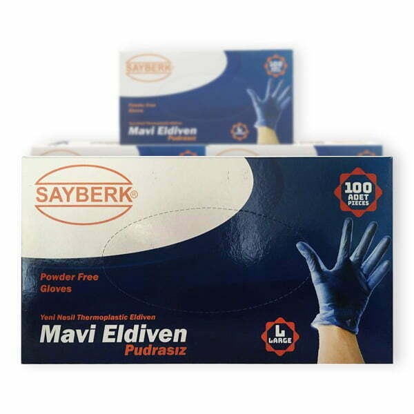 Sayberk Termoplastik Mavi Eldiven Large