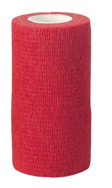 Kerbl Vetlastic Bandaj 10 cm x 4,5 mt Kırmızı