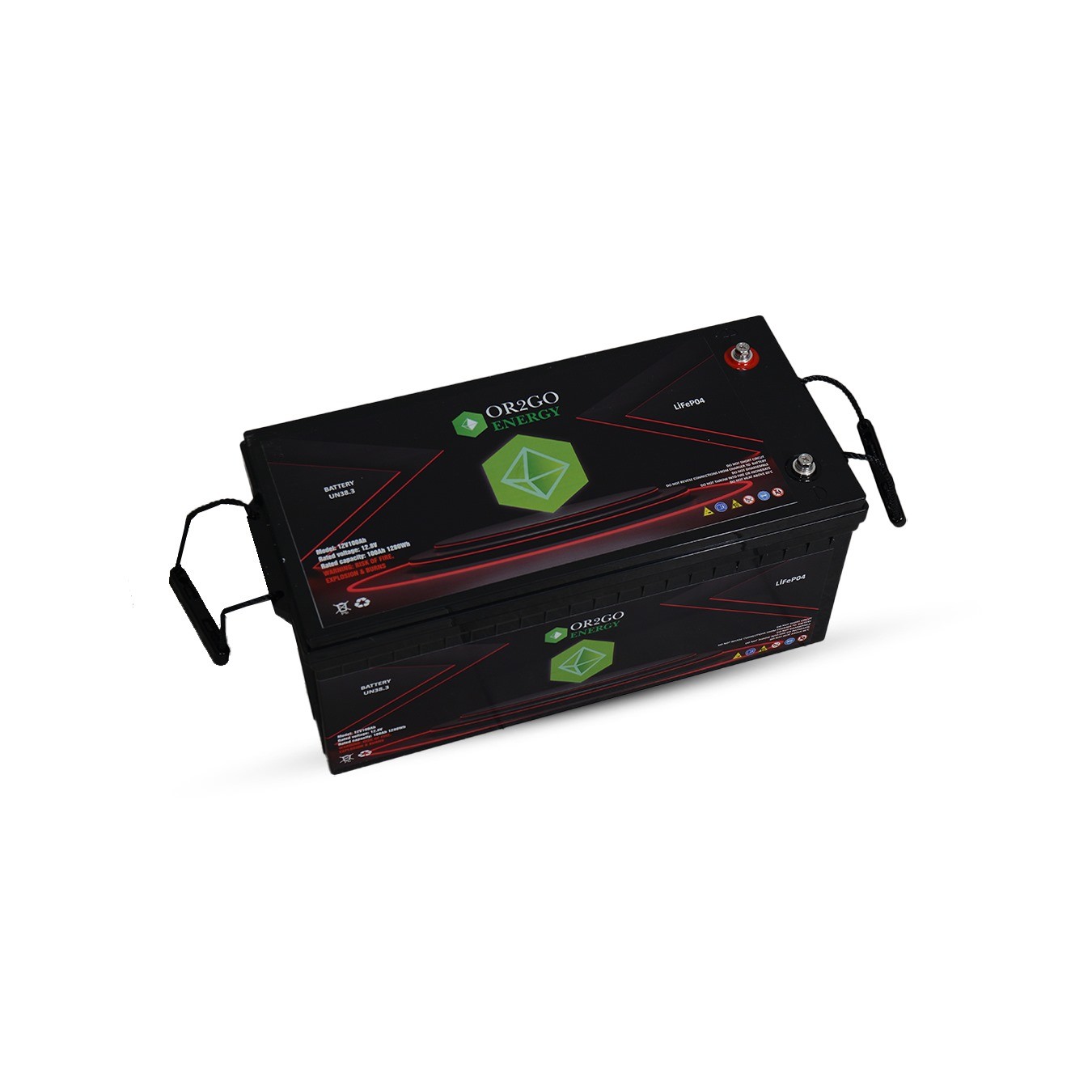 OR2GO 12 V 200 AH Camper LiFePO4 Battery 