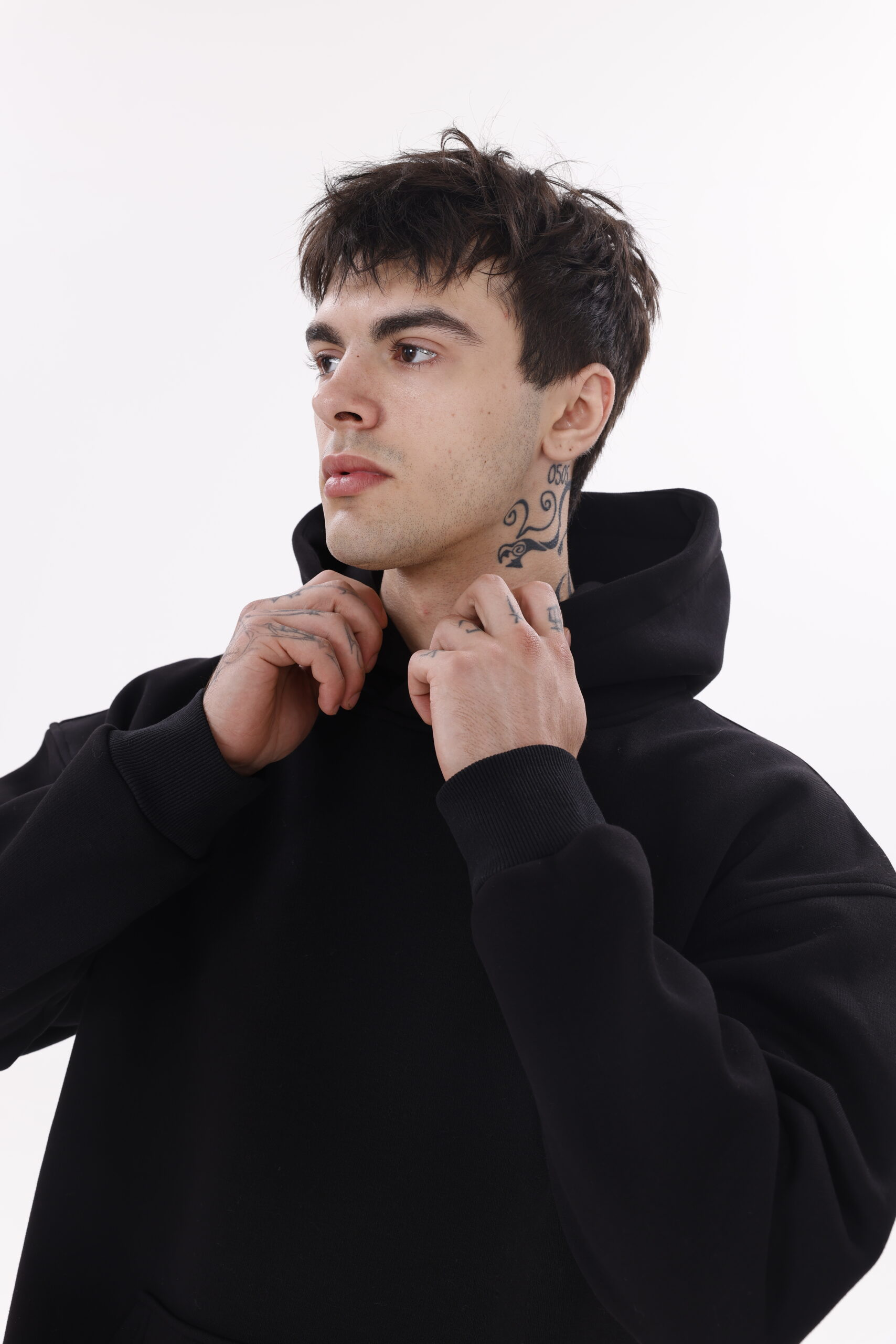 ROSSA CORSA BASIC OVERSIZE HOODIE ( DÜZ RENK KAPÜŞONLU )
