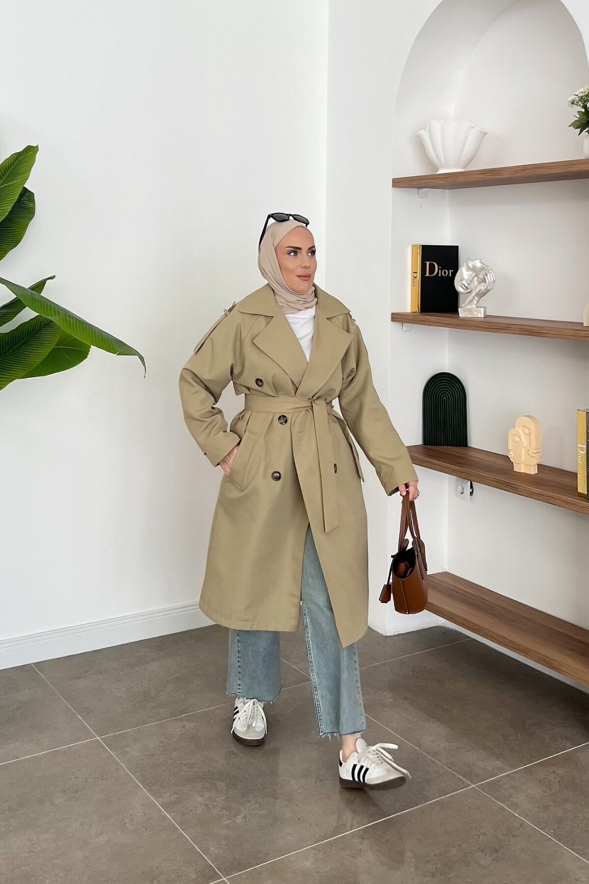 Mngo Model Özel Seri Trençkot Haki