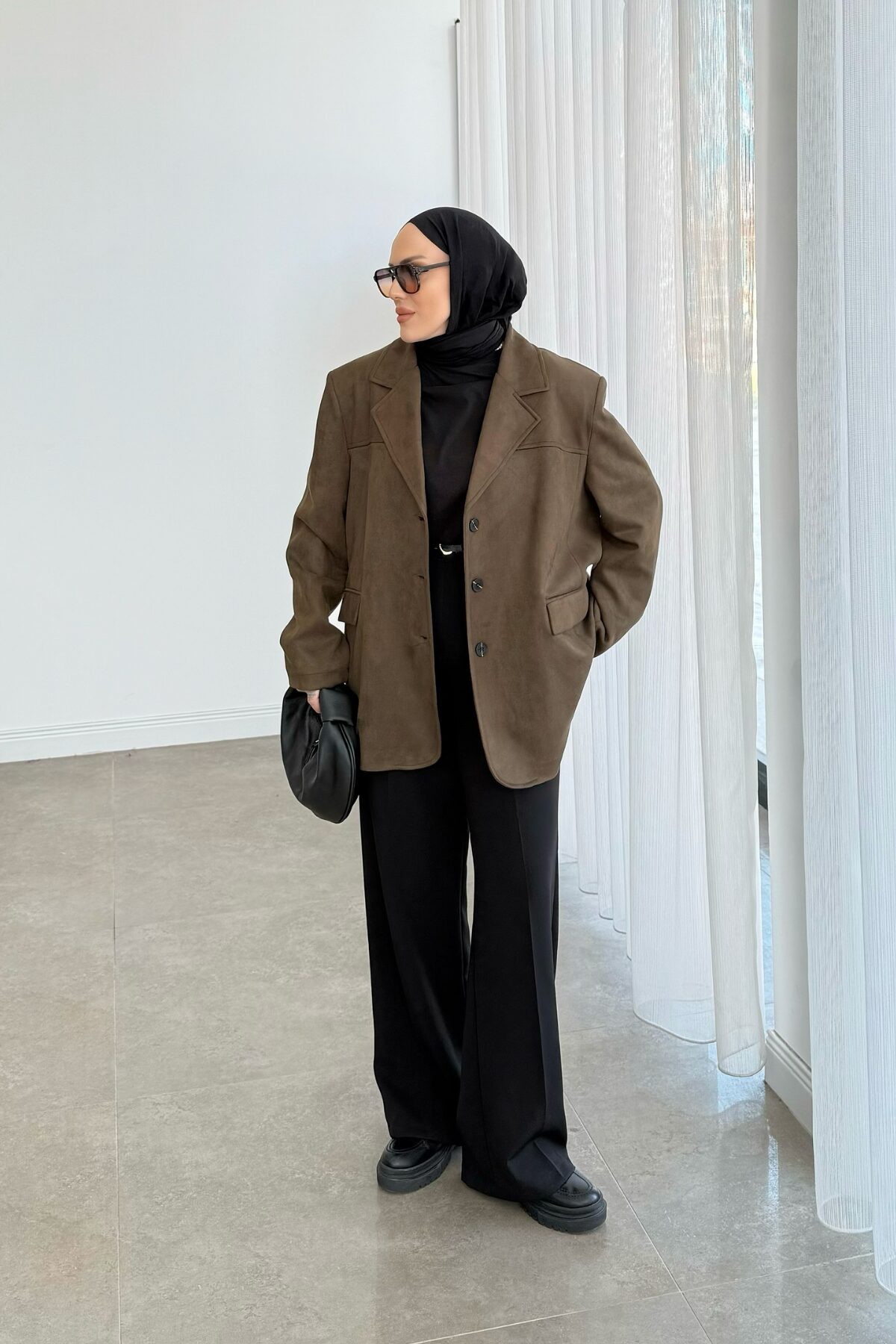 Zra Model Süet Ceket Haki