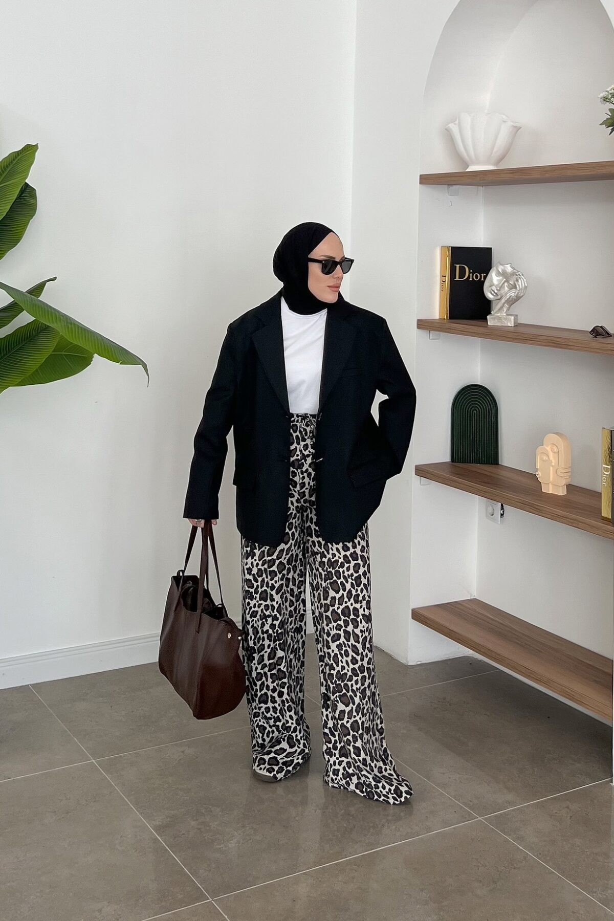 Massimo Dadfıt Oversize Ceket Siyah