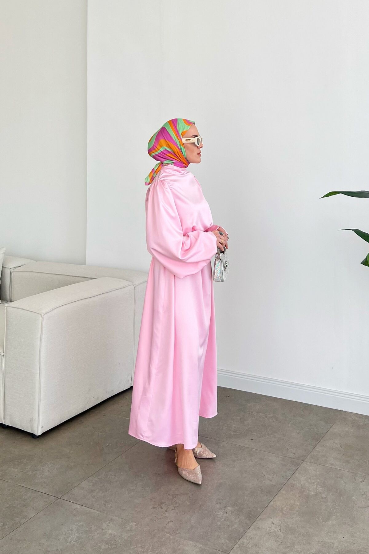 Mona Elbise - Pembe