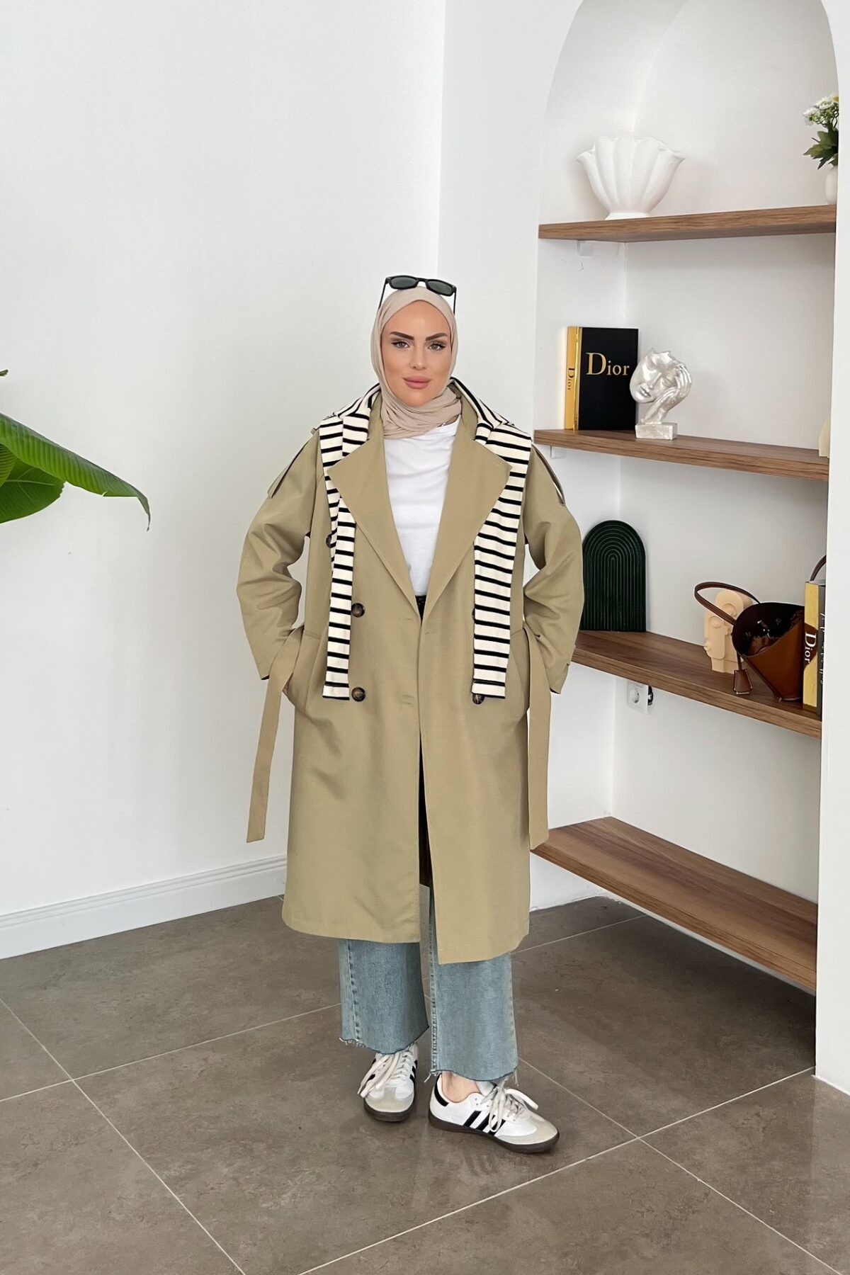 Mngo Model Özel Seri Trençkot Haki