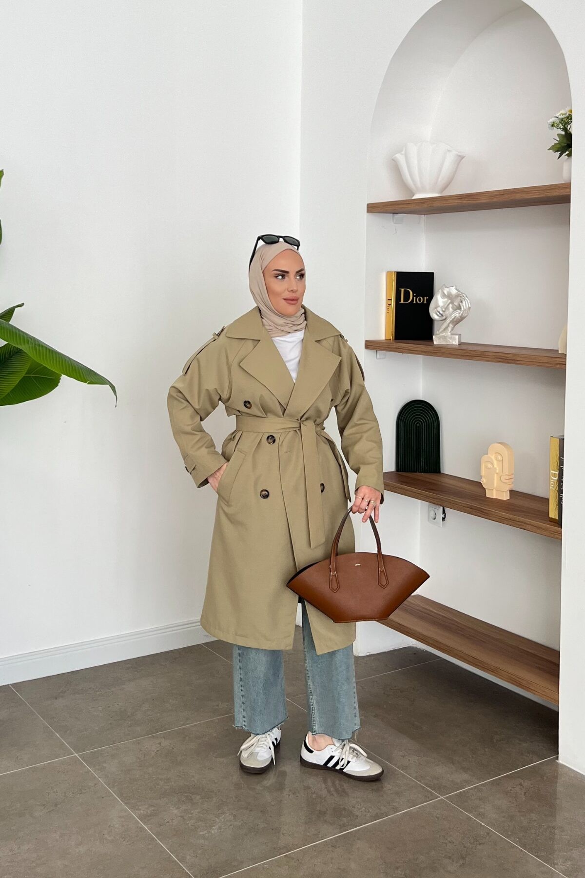 Mngo Model Özel Seri Trençkot Haki