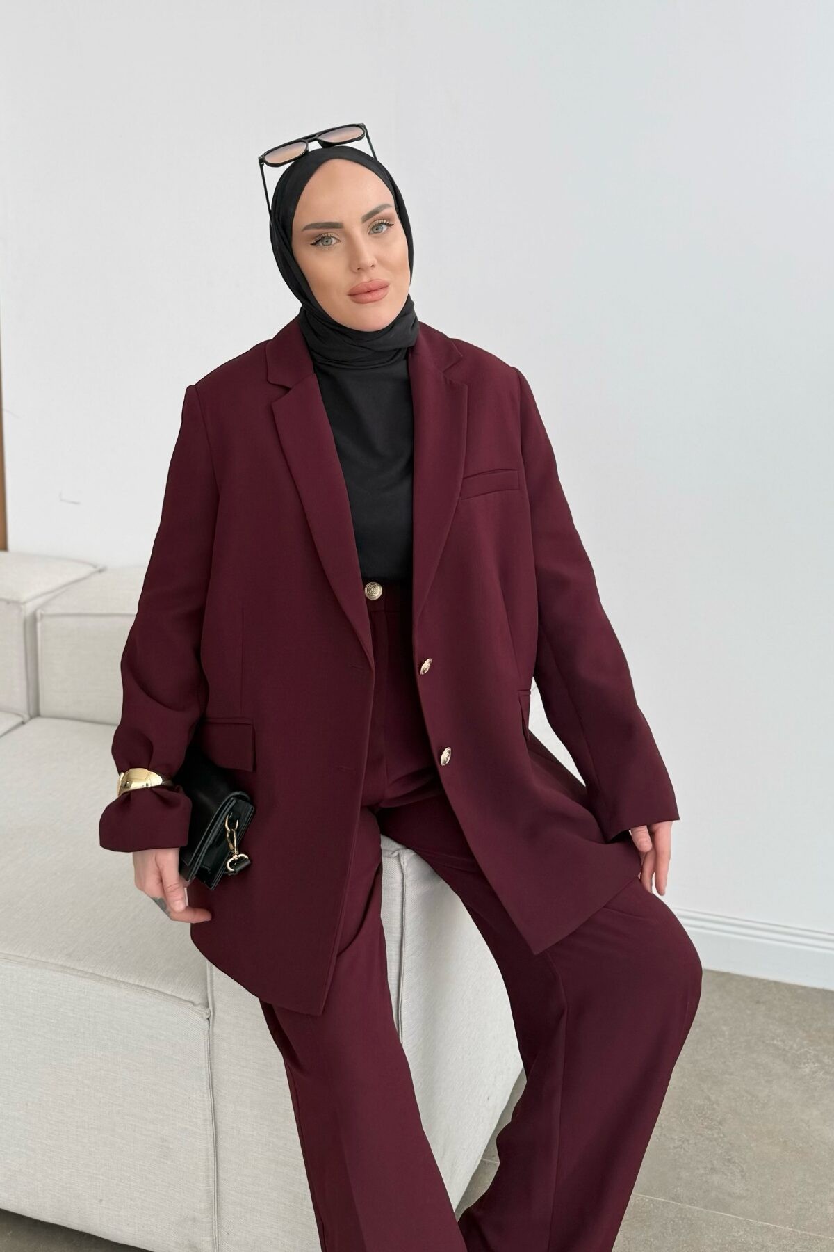 Pinterest Massi Ceket Takım Bordo