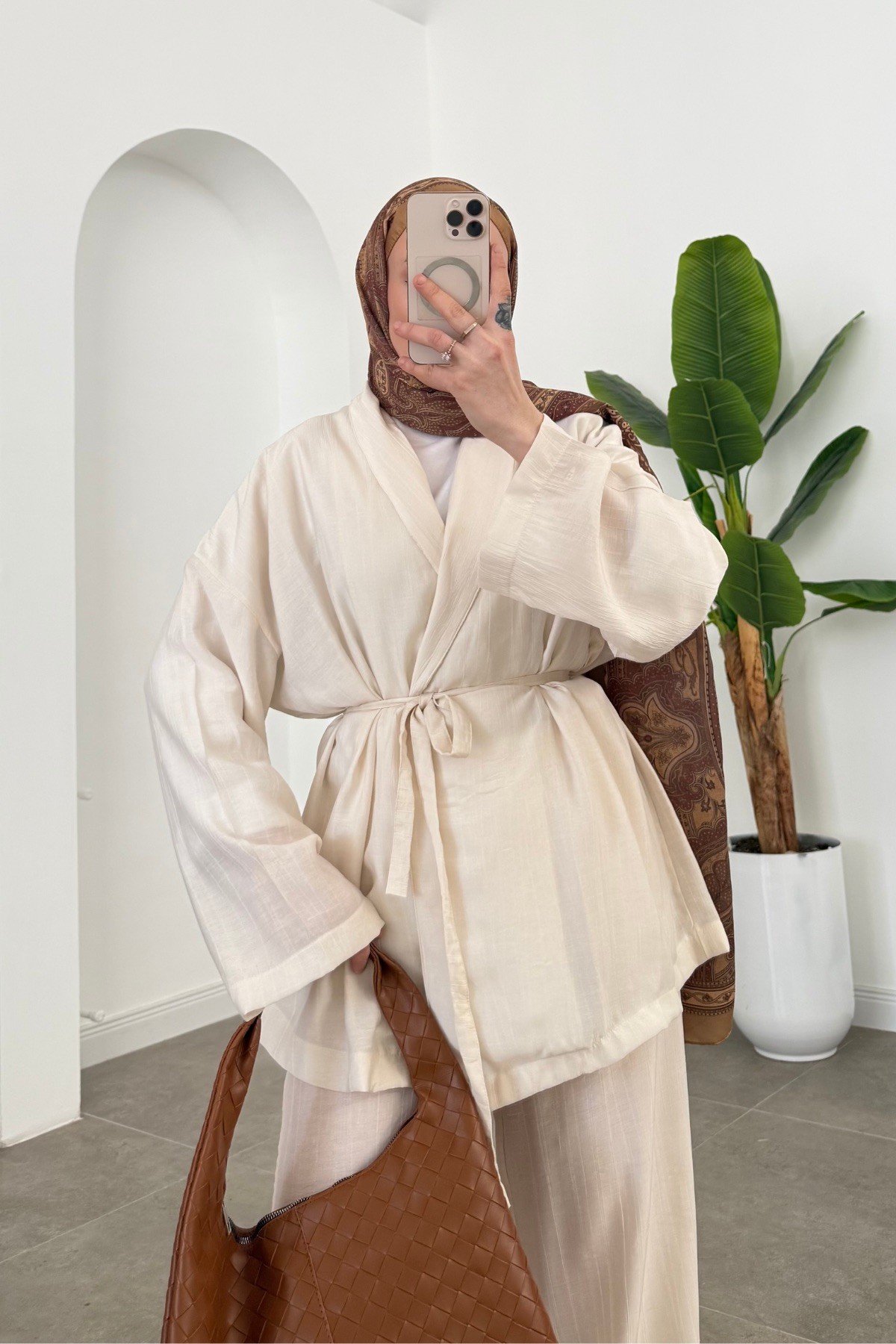 Efil Premium Kimono Takım Taş