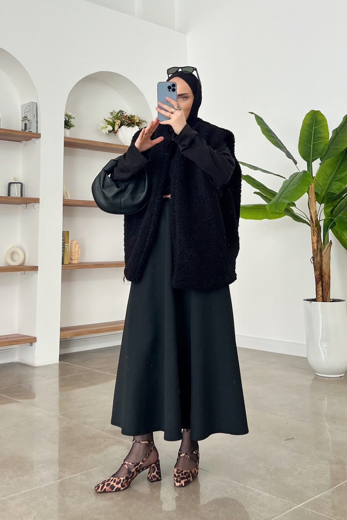 Pinterest Viral Yelek Siyah