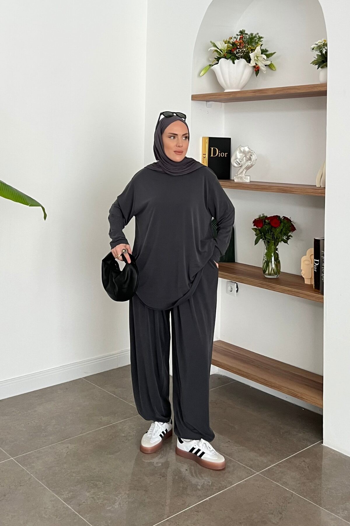 Oysh. Premium İkili Takım Antrasit