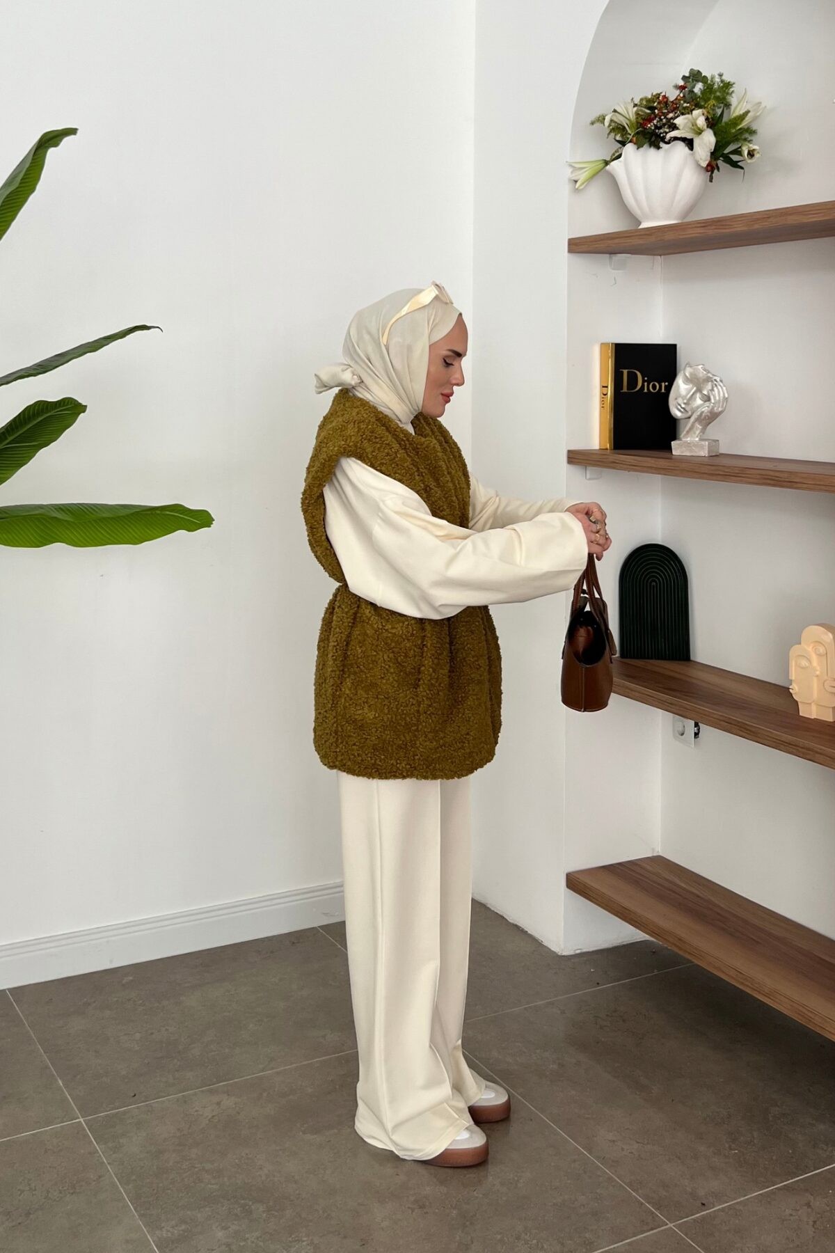 Pinterest Viral Yelek Olive