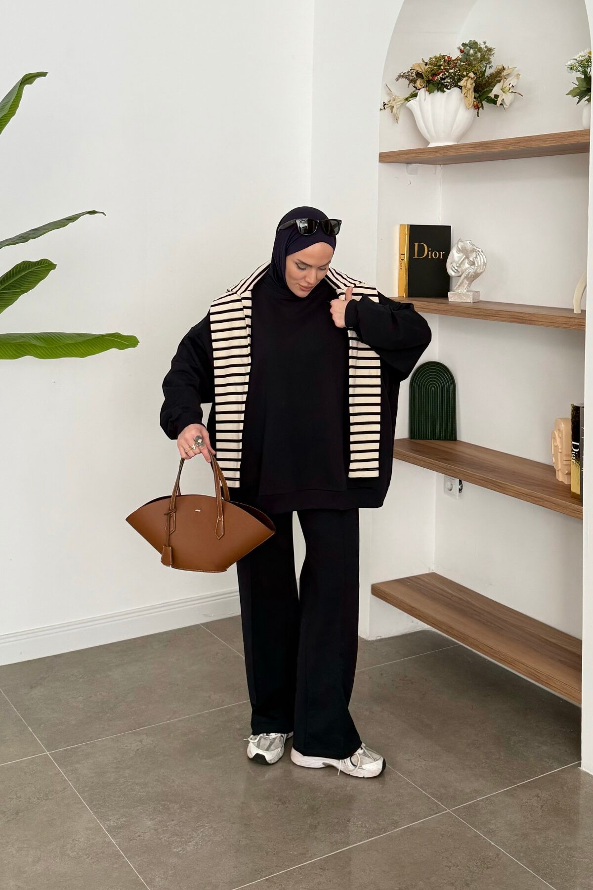 Oversize İki İplik Takım Lacivert