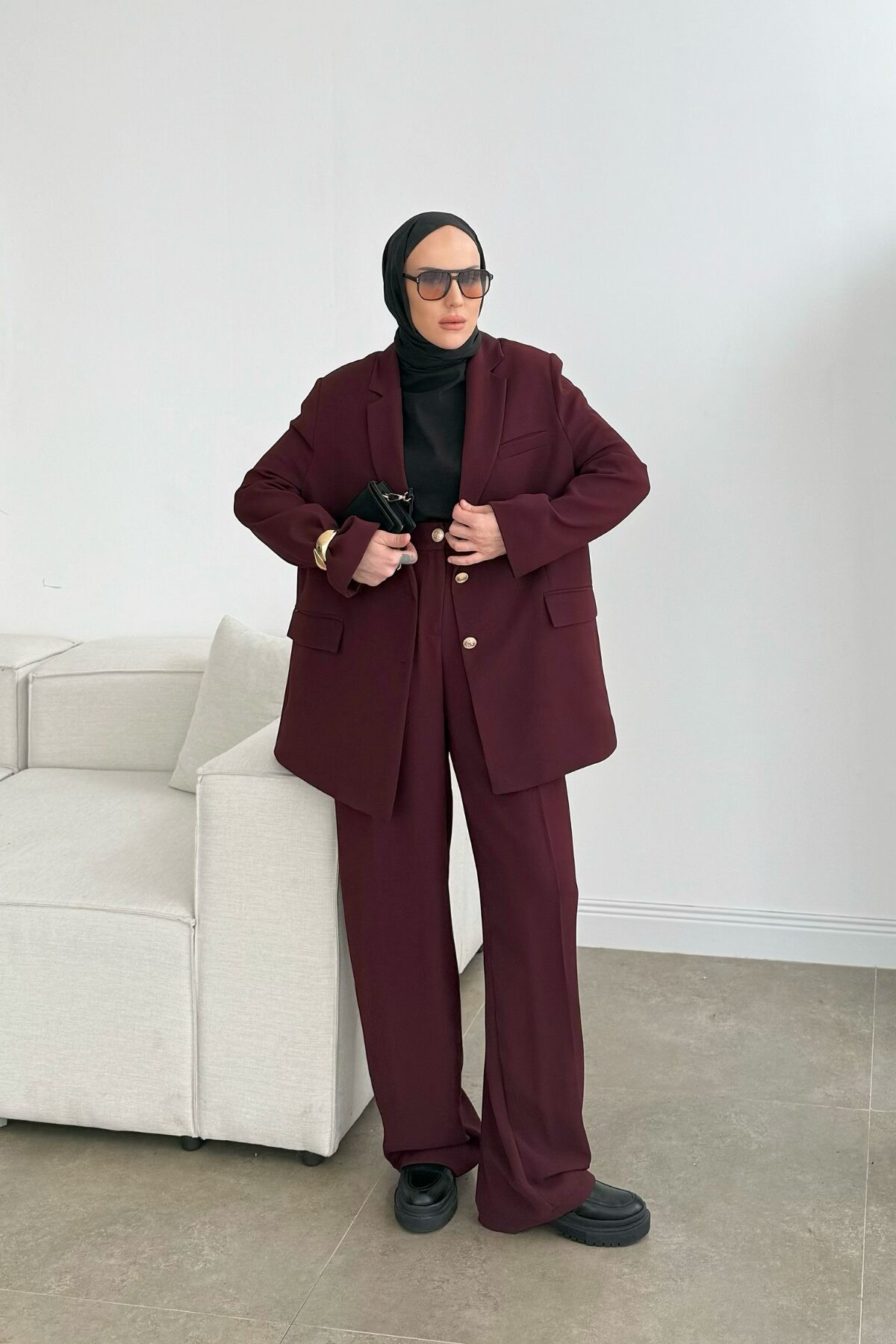 Pinterest Massi Ceket Takım Bordo