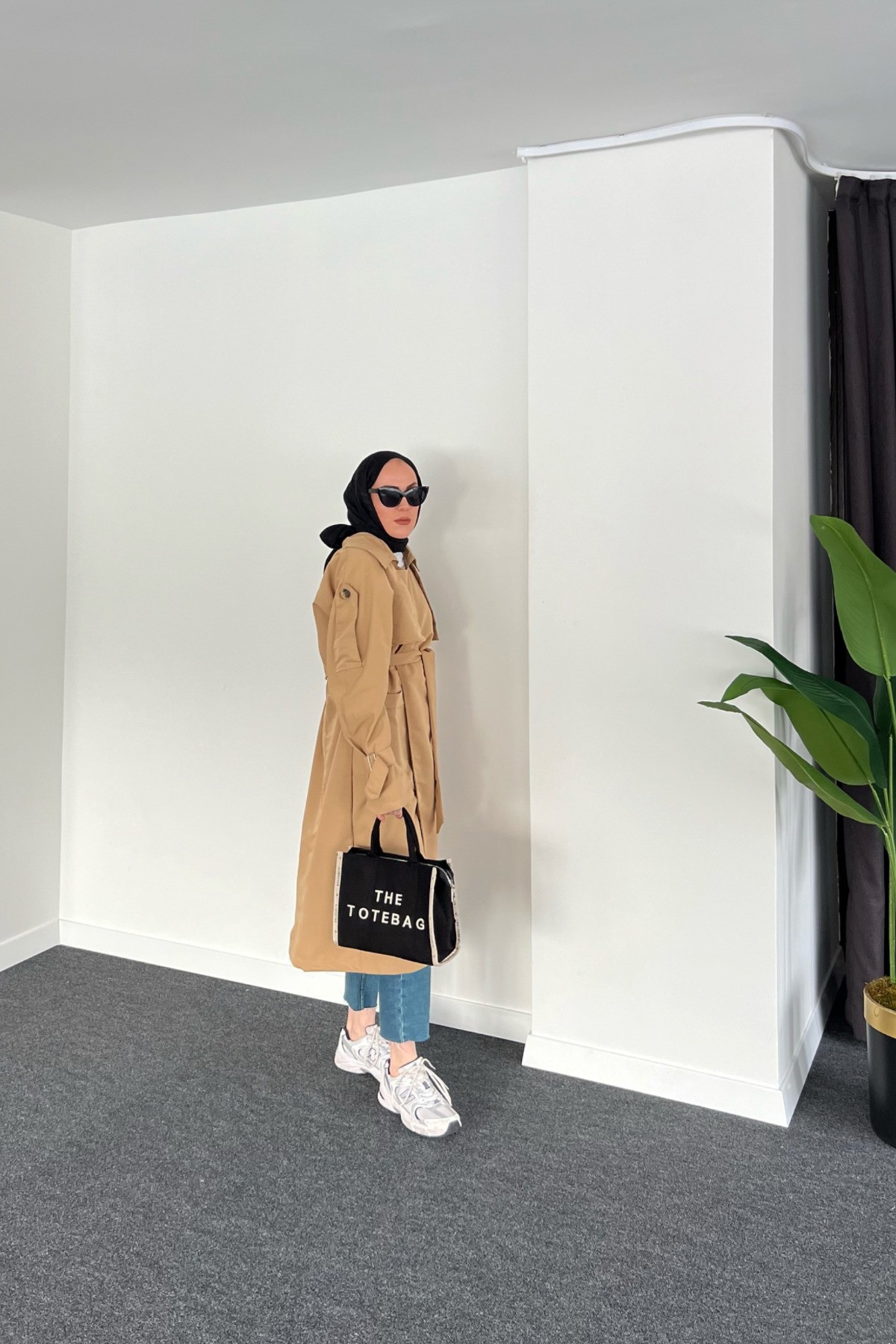 Premium Oversize Trençkot- Camel