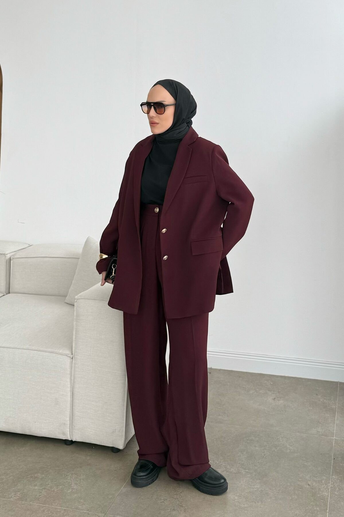 Pinterest Massi Ceket Takım Bordo